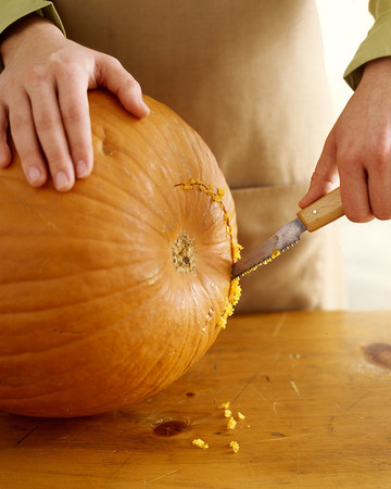 Cut a Hole in the Pumpkin